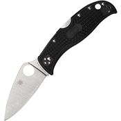 Spyderco 262PBK Leafjumper Lockback Knife Black Handles