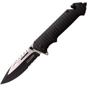 Tac Force 916BK Assist Open Linerlock Knife with Black Handles
