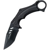 Tac Force 1044BK Assist Open Linerlock Knife with Black Handles