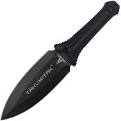 Takumitak 203BK Sentinel Black Fixed Blade Knife Black Handles