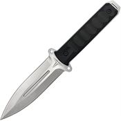 Takumitak 214SL Hitter Satin Fixed Blade Knife Black Handles
