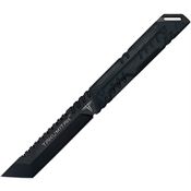 Takumitak 216BK Solution Black Fixed Blade Knife Black Handles