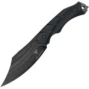 Takumitak 210SW Alert Black Fixed Blade Knife Black Handles
