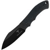 Takumitak 206BK Day500 Black Fixed Blade Knife Black Handles