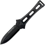Takumitak 205BK Hidden Anger Black Fixed Blade Knife Black Handles