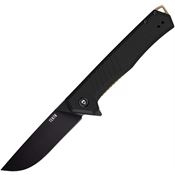 Tekto 1GBKBK3 F1 Alpha Linerlock Knife with Black/Brz Handles