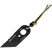 TOPS MINIALRT Mini ALRT Black Fixed Blade Knife Skeletonized Handles