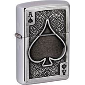 Zippo 70764 Ace of Spades Emblem Lighter