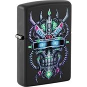 Zippo 73666 Cyber Skull Design Lighter