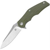 QSP 105B Pangolin Linerlock Knife with OD Handles