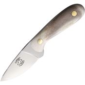 B Merry H1CA Hunter Fixed Blade Knife Caribou Antler Handles