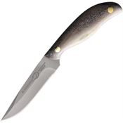 B Merry SKCA Skinner Fixed Blade Knife Caribou Antler Handles