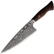 Benchmark 124 Chefs Knife Rose Damascus