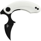 Bestech G52D Strelit Linerlock Knife White G10 Handles