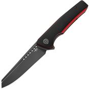 Bestech G51C Slyther Linerlock Knife Black/Red Handles