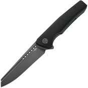 Bestech G51D Slyther Linerlock Knife Black/Green Handles