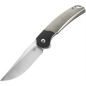 Bestech T2111A Supernova Zirconium Linerlock Knife Grey Handles