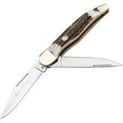 Boker 110840ST Folding Hunter Stag