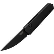 Boker 01BO255 Auto Kwaiken Compact Button Black Knife Black Handles