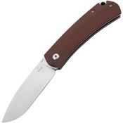 Boker Plus 01BO618 Boston Slip Joint Knife Burgundy Handles