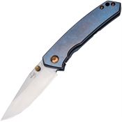 Boker Plus 01BO494 Canoe Framelock Knife Blue Handles