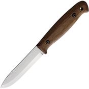 BPS BS02FTCS BPSBS02FTCS Camping Satin Fixed Blade Knife Walnut Handles