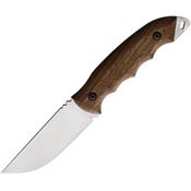 BPS HK04CS BPSHK04CS Camping Satin Fixed Blade Knife Walnut Handles