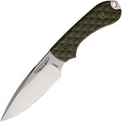 Bradford 3FE002HP Guardian 3 HP Fixed Blade Knife Textured OD Green Handles