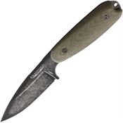 Bradford 35S102N Guardian 3.5 Nimbus Fixed Blade Knife OD Green Handles