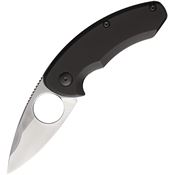 Brous 263 Silent Soldier Framelock Knife Gray Handles