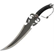 China Made 926973 Ghoul Fantasy Fixed Blade Knife Black Handles