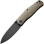 Civivi 220072 Sokoke Black Stonewashed Linerlock Knife Green Handles