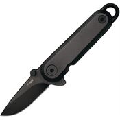 Craighill FLKPM110 Lark Vapor Framelock Knife Black Stonewashed Handles