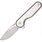 Craighill FFKST100 Rook Framelock Knife Silver Handles