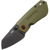 CRKT 6277 Overland Compact Framelock Knife OD Green Handles