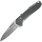 Gerber 3672 Highbrow Pivot 3672 Lock Stonewash Knife Gray Handles