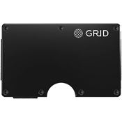 GRID Wallet ALUBLK Black Aluminum Wallet