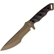 Halfbreed MIK08DE Medium Infantry Dark Earth Teflon Fixed Blade Knife Dark Earth Handles