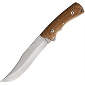 Katz K302UKBA Lion King Premium 302 Satin Fixed Blade Knife Yukon Blonde Ashwood Handles
