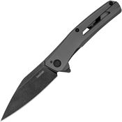 Kershaw 1404 Flyby Assist Open Framelock Knife Gray Handles