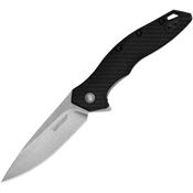 Kershaw 1845 Shoreline Assist Open Linerlock Knife Black Handles