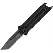 Kershaw 1195 Interstellar Slide Button Lock Black Knife Black Handles