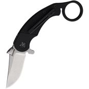 Krudo 718 IKonik Framelock Knife Black G10 Handles