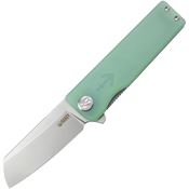 Kubey 317E Sailor Linerlock Knife Jade Handles