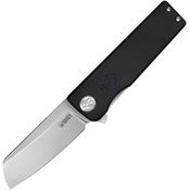 Kubey 317A Sailor Linerlock Knife Black Handles