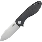 Kubey 358H Master Chief Linerlock Knife Black Handles