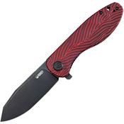 Kubey 358A Master Chief Linerlock Blk/Red
