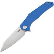 Kubey 158H Flash Linerlock Knife Blue Handles