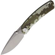 Kubey 344K Momentum Linerlock Knife Camo Handles