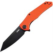 Kubey 158G Flash Linerlock Knife Orange Handles
